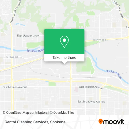 Rental Cleaning Services map