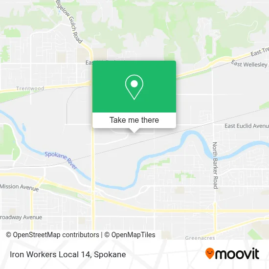 Iron Workers Local 14 map