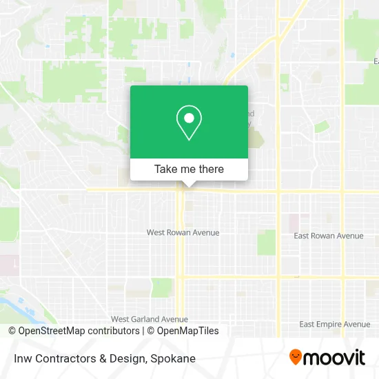 Inw Contractors & Design map