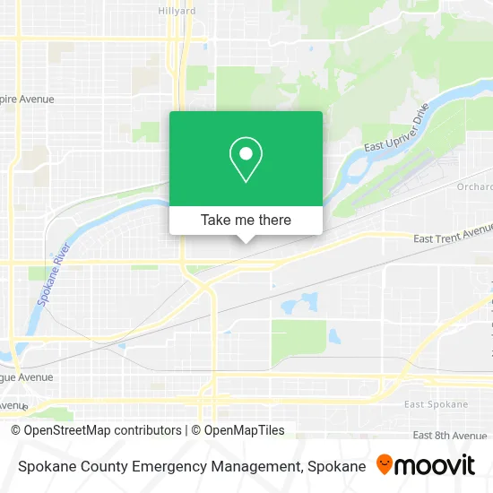Spokane County Emergency Management map