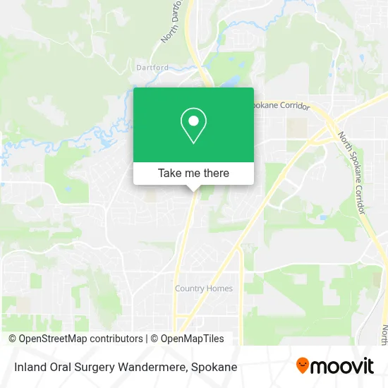 Inland Oral Surgery Wandermere map