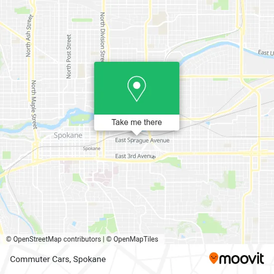 Commuter Cars map