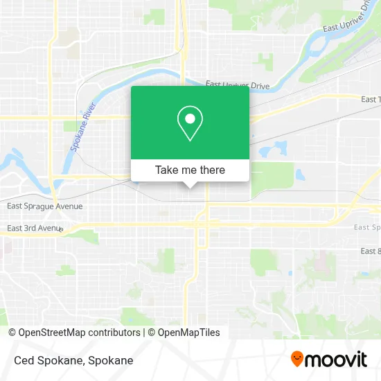 Ced Spokane map