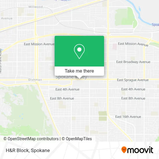 H&R Block map