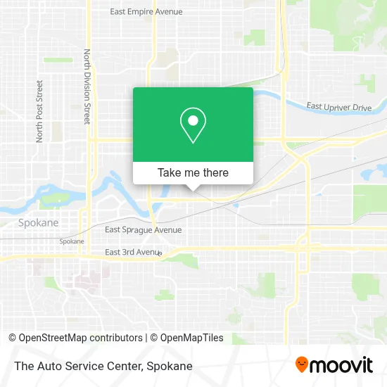 The Auto Service Center map