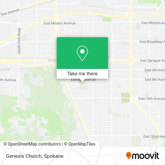 Genesis Church map