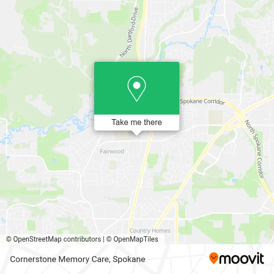 Cornerstone Memory Care map