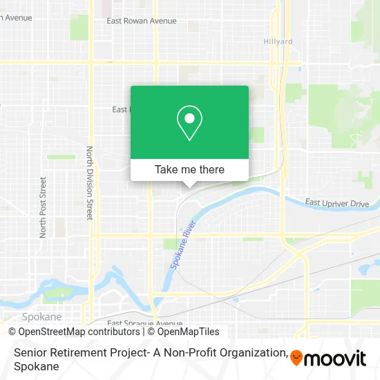 Senior Retirement Project- A Non-Profit Organization map
