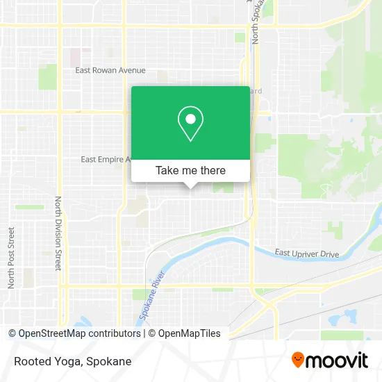 Rooted Yoga map