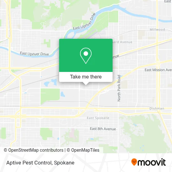 Aptive Pest Control map