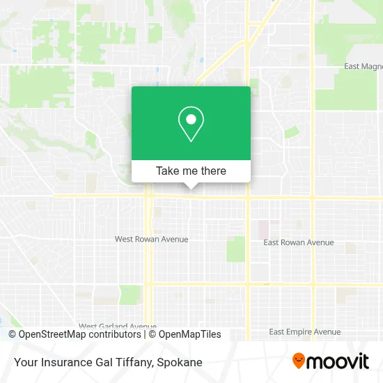 Your Insurance Gal Tiffany map