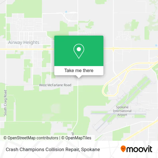 Crash Champions Collision Repair map