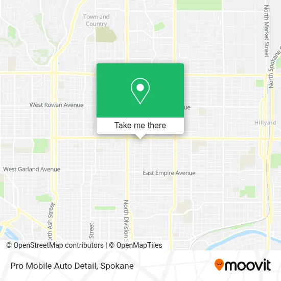 Pro Mobile Auto Detail map