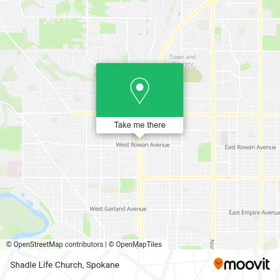 Shadle Life Church map