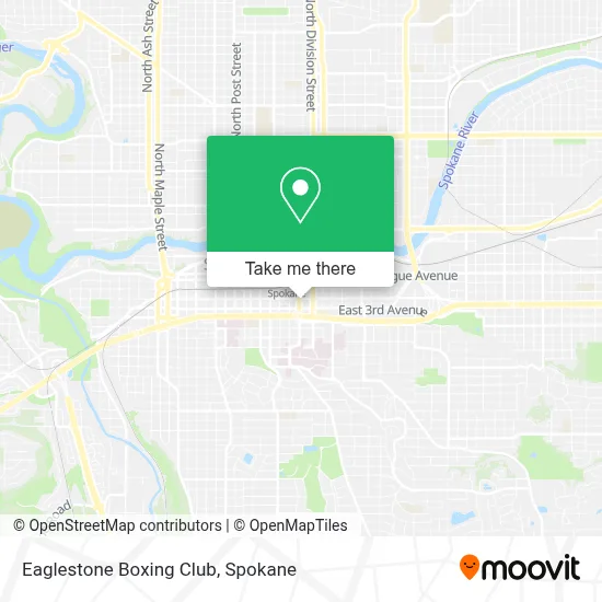 Eaglestone Boxing Club map