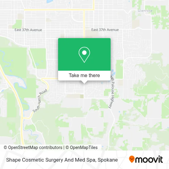 Shape Cosmetic Surgery And Med Spa map