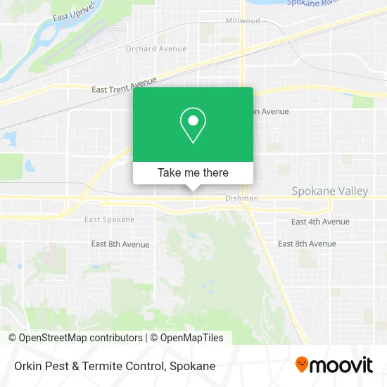 Orkin Pest & Termite Control map