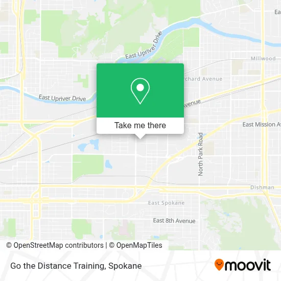Go the Distance Training map