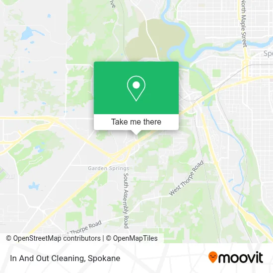 In And Out Cleaning map