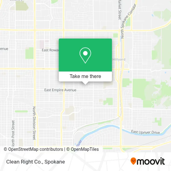Clean Right Co. map
