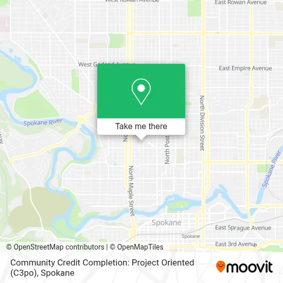 Community Credit Completion: Project Oriented (C3po) map