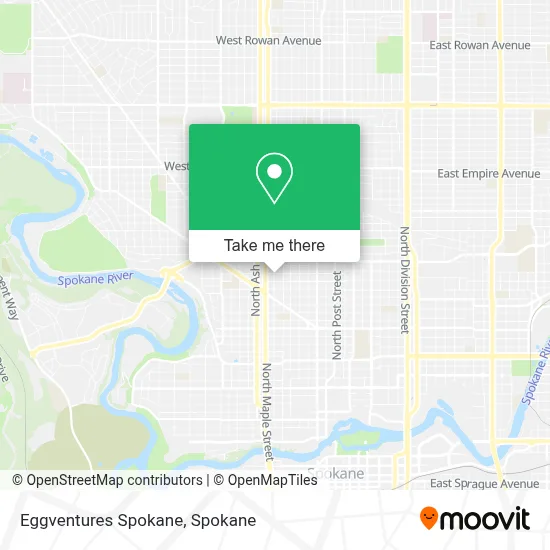 Eggventures Spokane map