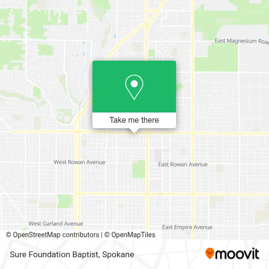 Sure Foundation Baptist map