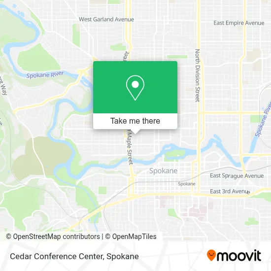 Cedar Conference Center map