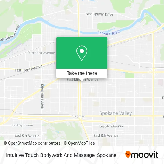 Intuitive Touch Bodywork And Massage map