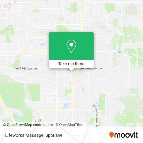 Lifeworks Massage map