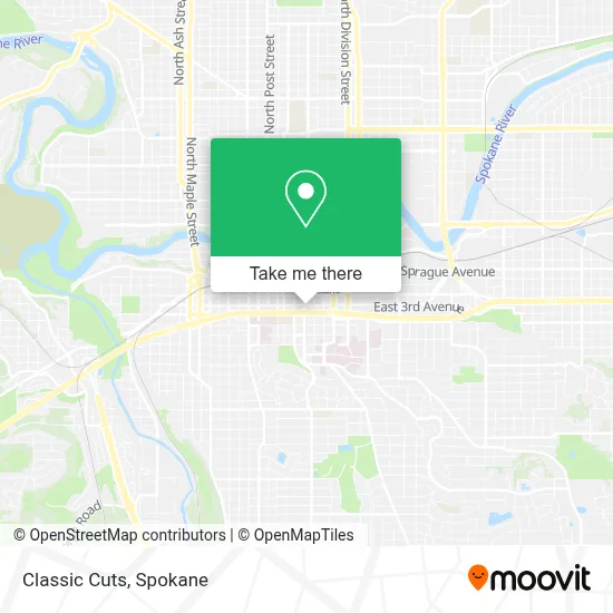 Classic Cuts map