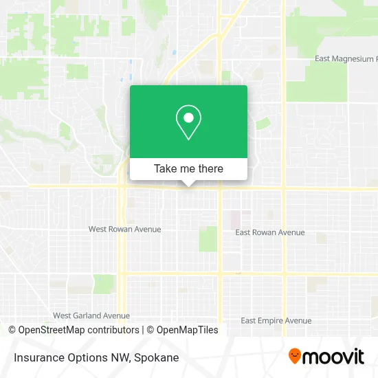 Insurance Options NW map