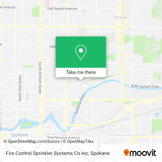 Fire Control Sprinkler Systems Co Inc map