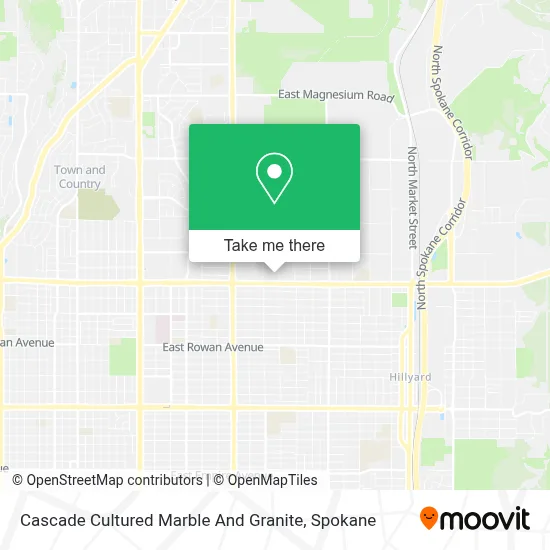 Cascade Cultured Marble And Granite map