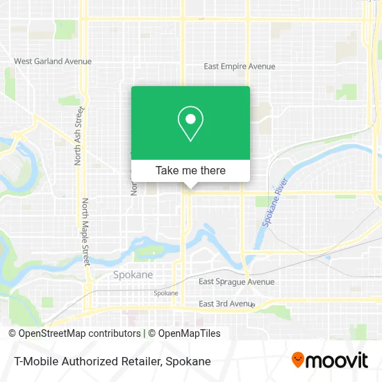T-Mobile Authorized Retailer map