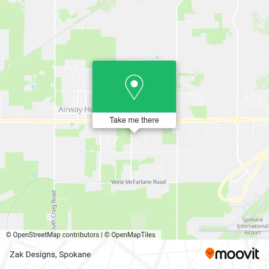 Zak Designs map
