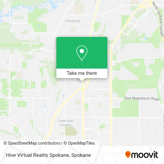 Hive Virtual Reality Spokane map