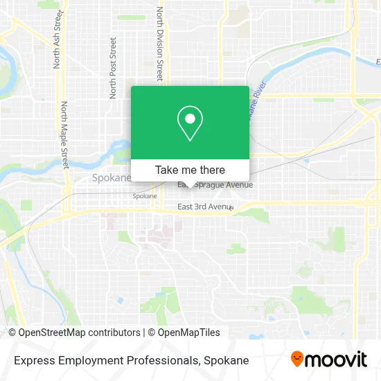 Express Employment Professionals map