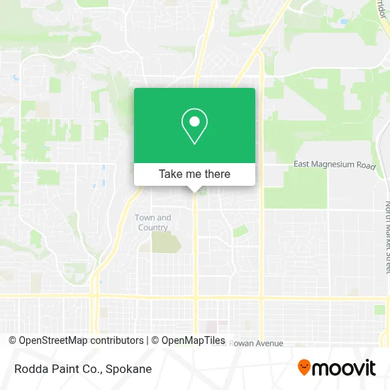 Rodda Paint Co. map
