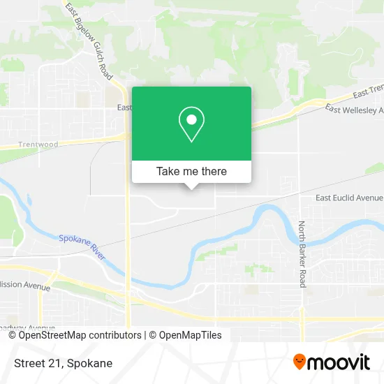 Rue 21 map