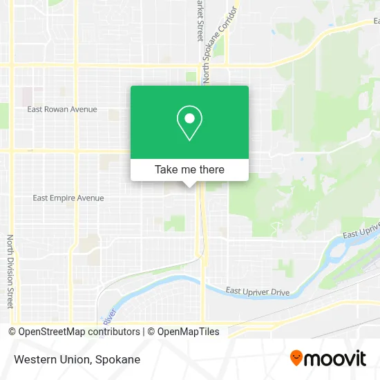Western Union map