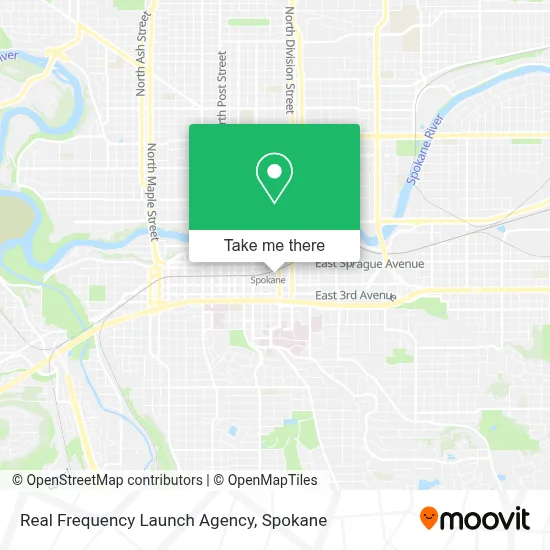 Real Frequency Launch Agency map