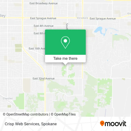 Crisp Web Services map