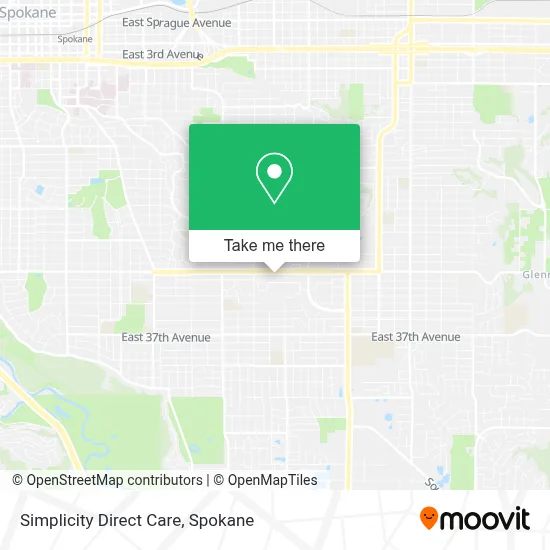 Simplicity Direct Care map