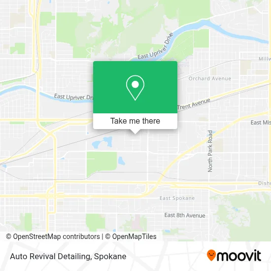 Auto Revival Detailing map