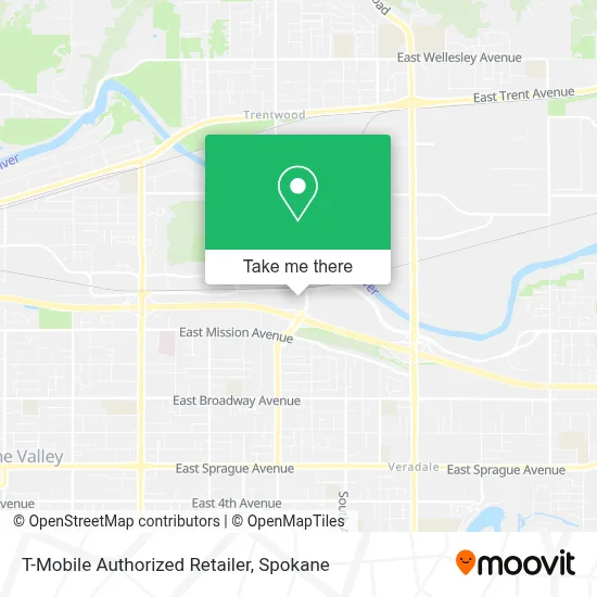 T-Mobile Authorized Retailer map