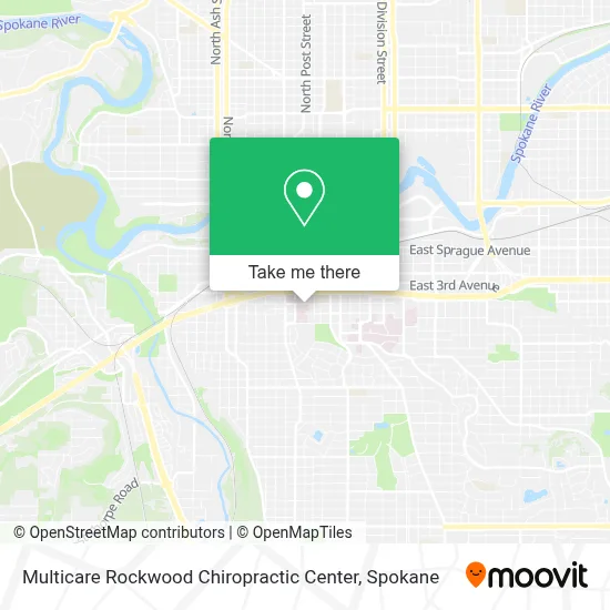 Multicare Rockwood Chiropractic Center map