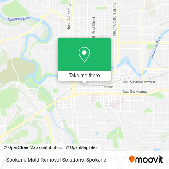 Spokane Mold Removal Solutions map