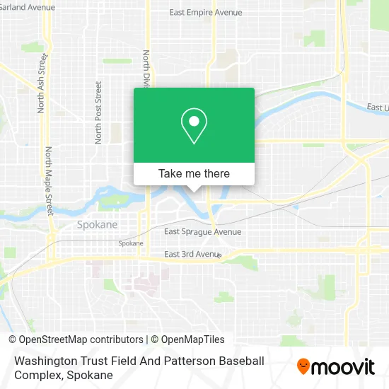 Washington Trust Field And Patterson Baseball Complex map