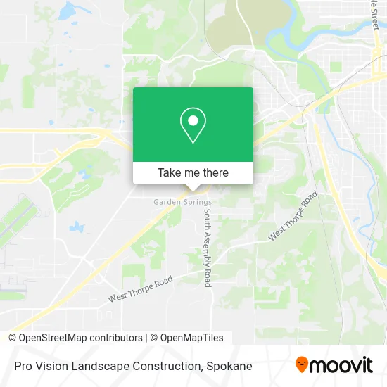 Pro Vision Landscape Construction map